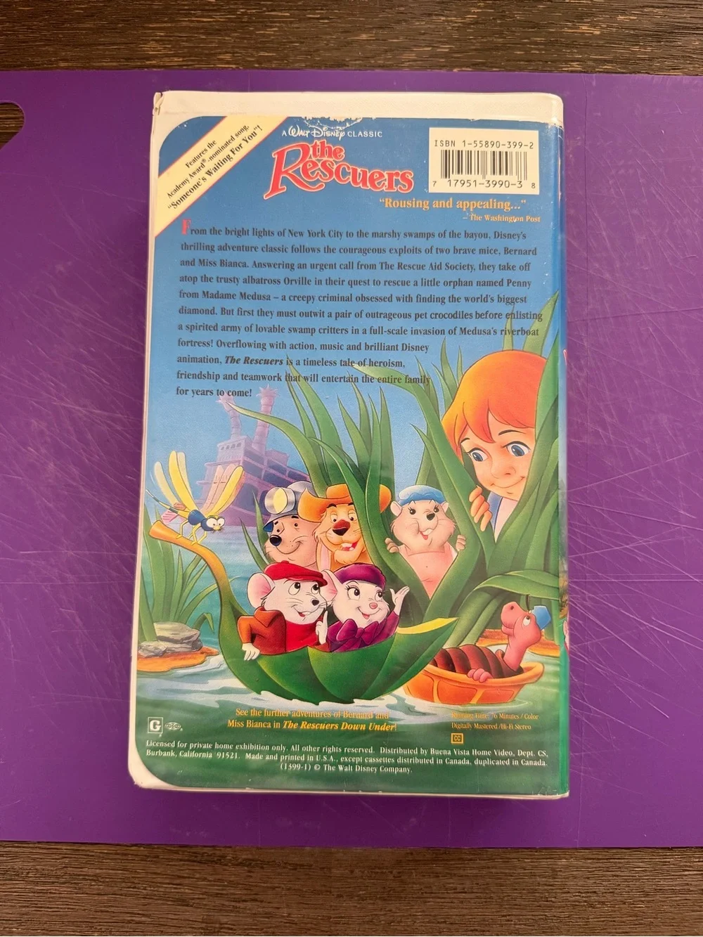 Disney The Rescuers VHS Pin Board – Handmade Disney Pin Display